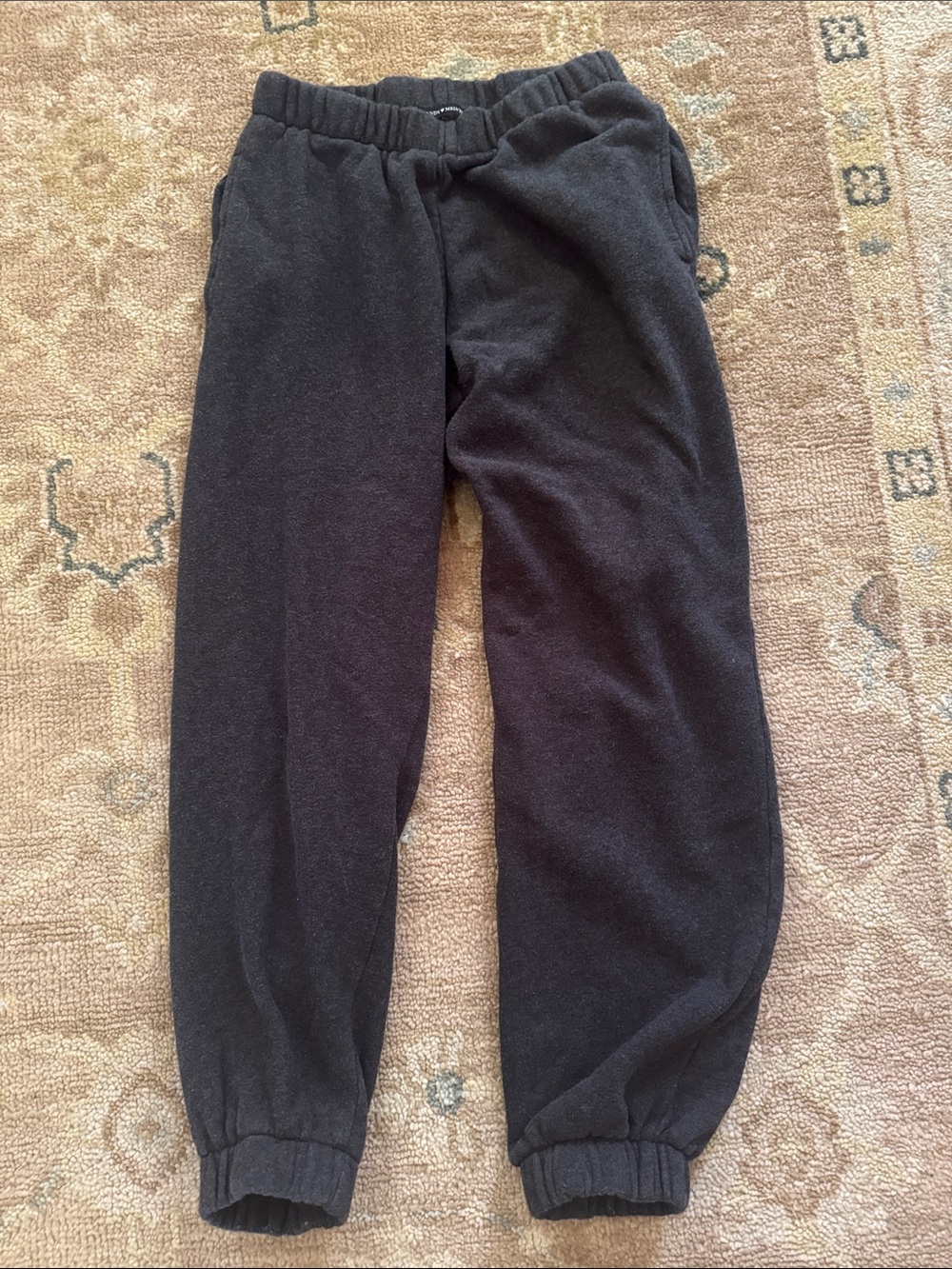 Brandy Melville charcoal Jogger Pants - Cozy Pullover Waist OS